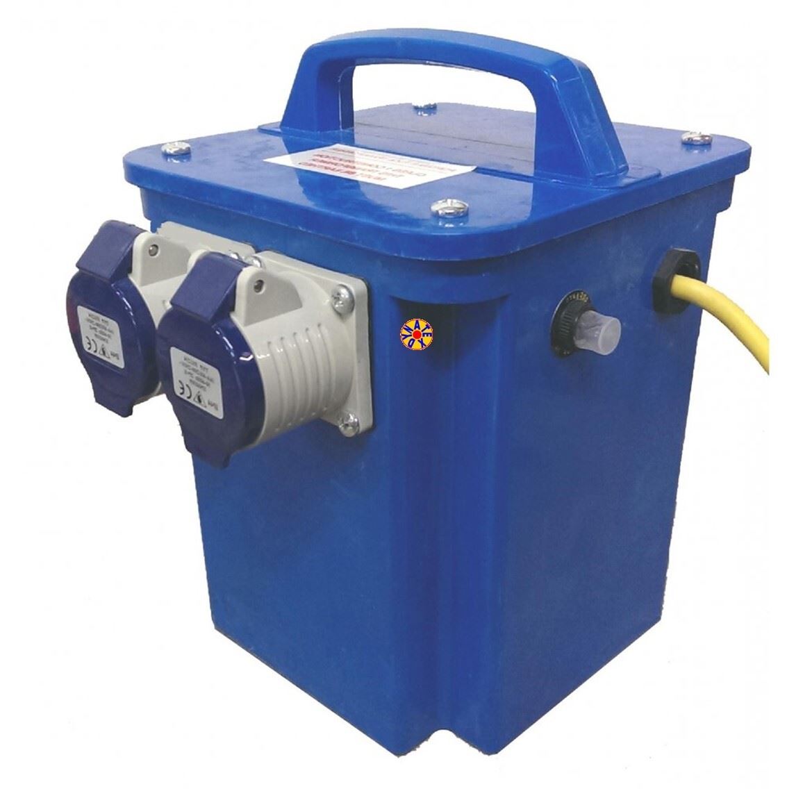 3.3kVA Site Transformer 110V to 240V Step Up 2 x 16A 240V Sockets IP44 3001236