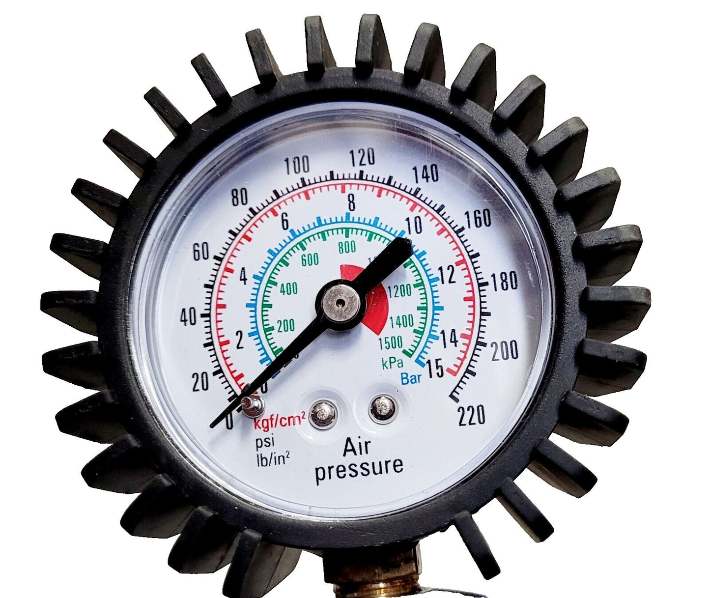 Tyre Inflator Pressure Gauge For Compressor Air Tool Car Truck Push On Hose 7001031