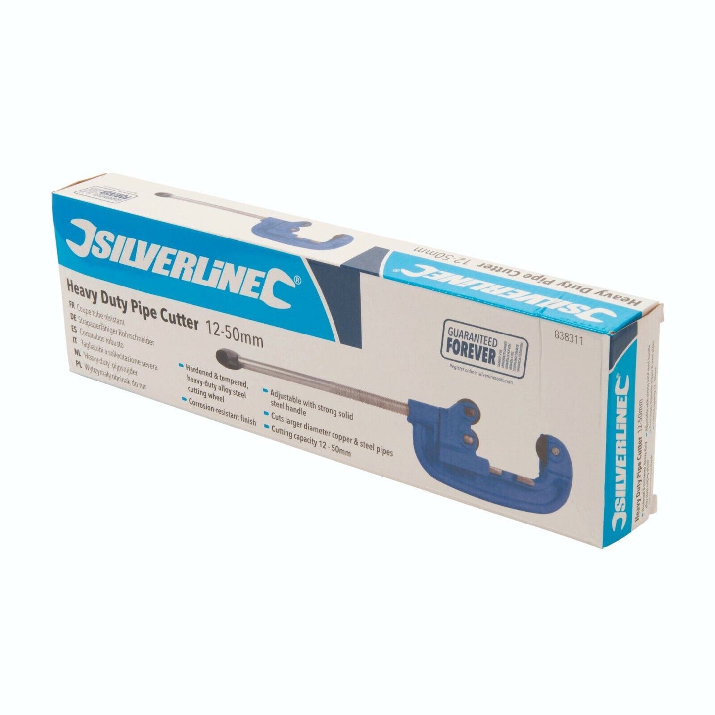 Silverline 838311 Heavy Duty Pipe Cutter - Capacity 12mm - 50mm Plumbing Tools