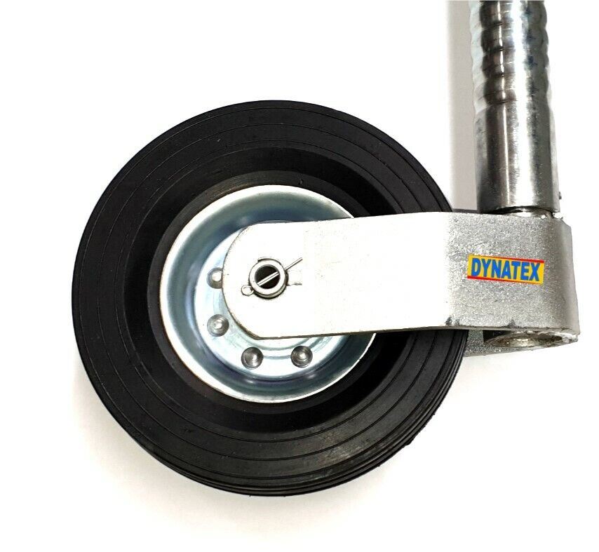 48mm Jockey Wheel Ribbed Serrated Leg | Fits PD3 Bracket TJ15 | Bradley Trailer 9001386