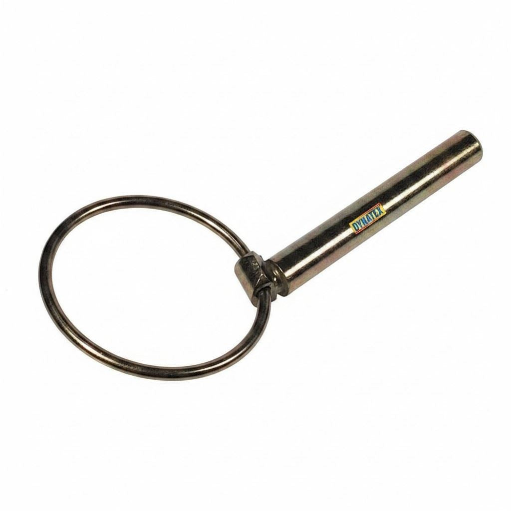 2 Lynch Pin 34.5mm x 11.0mm 40L Retaining Lock Pin Trailer D Clip Round Locking 90072102x166