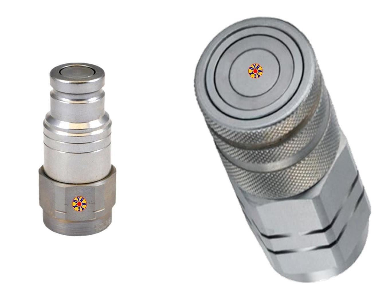 Hydraulic Breaker Twin 6m Hose Set 1/2" and 2 Male 2 Female Flat Face Coupling 1400871 2x70/82/83
